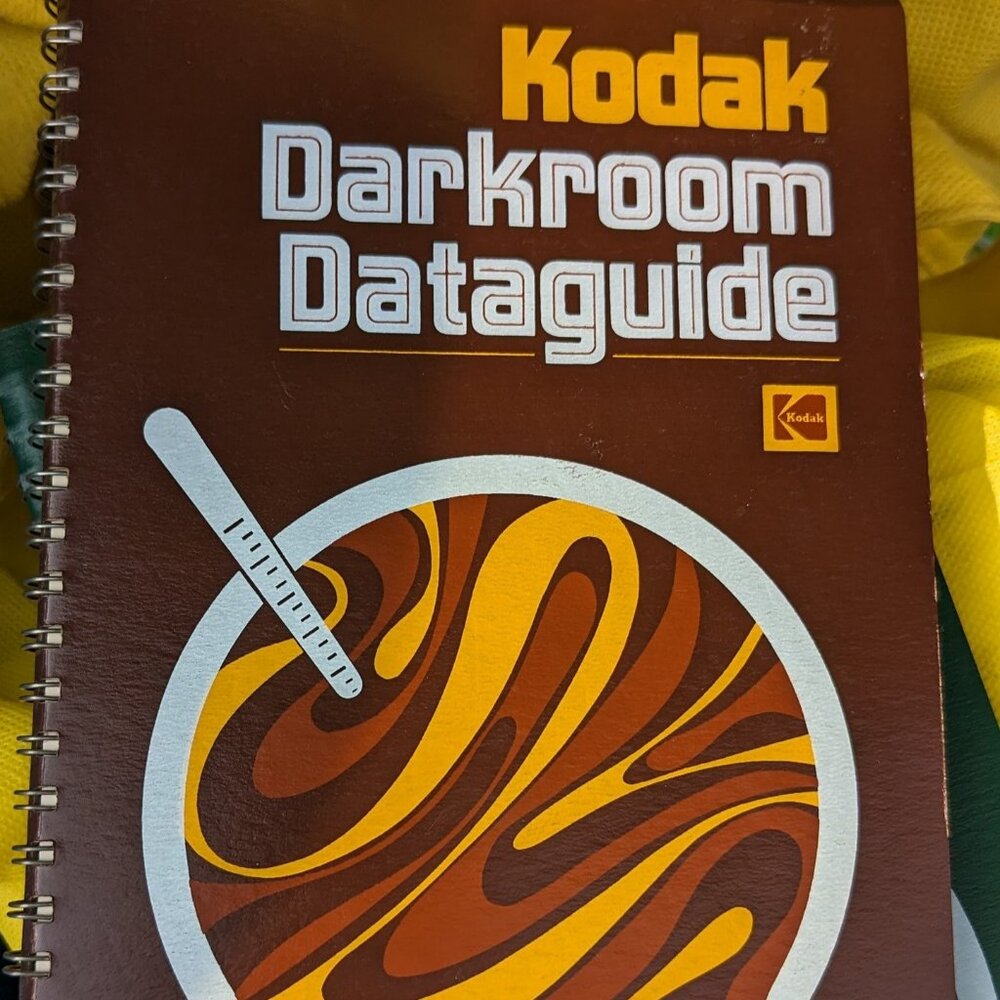 Kodak Black & White Darkroom Dataguide Book Vintage Retro